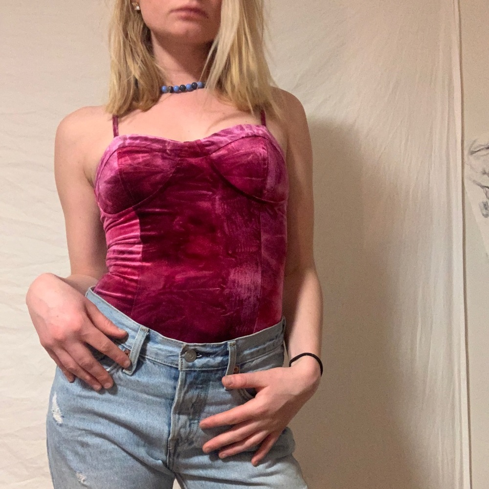 Velvety Pink Bodysuit